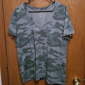 Camo Print Tee